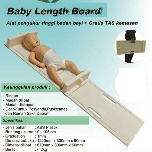 Alat Ukur Panjang Bayi Baby Length Board Lazada Indonesia