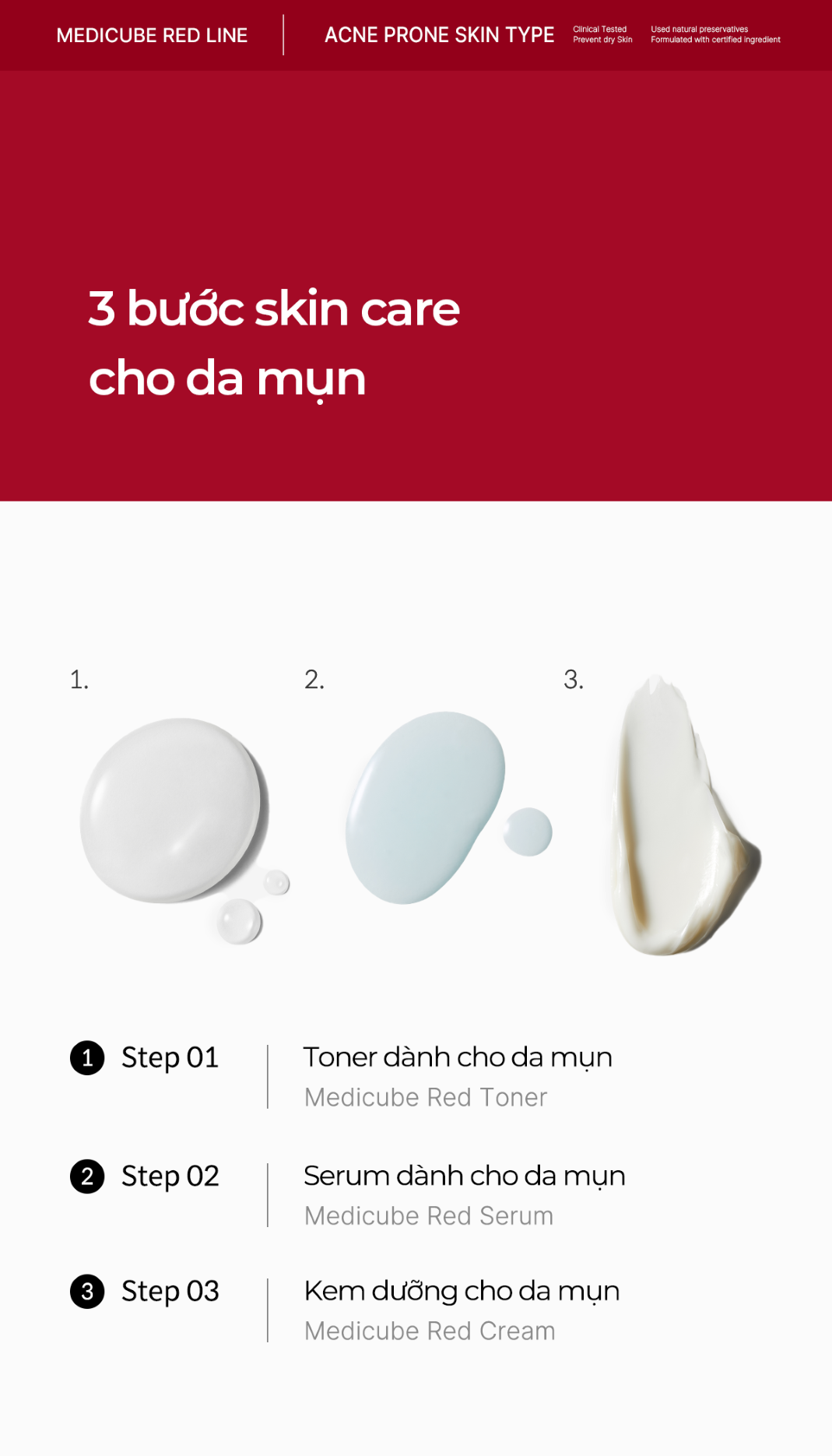 Tinh chất Medicube Cho Da Mụn Red Serum 30g
