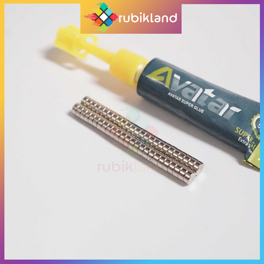 50 viên nam châm tròn mod rubik loại xịn keo avatar mod nam châm