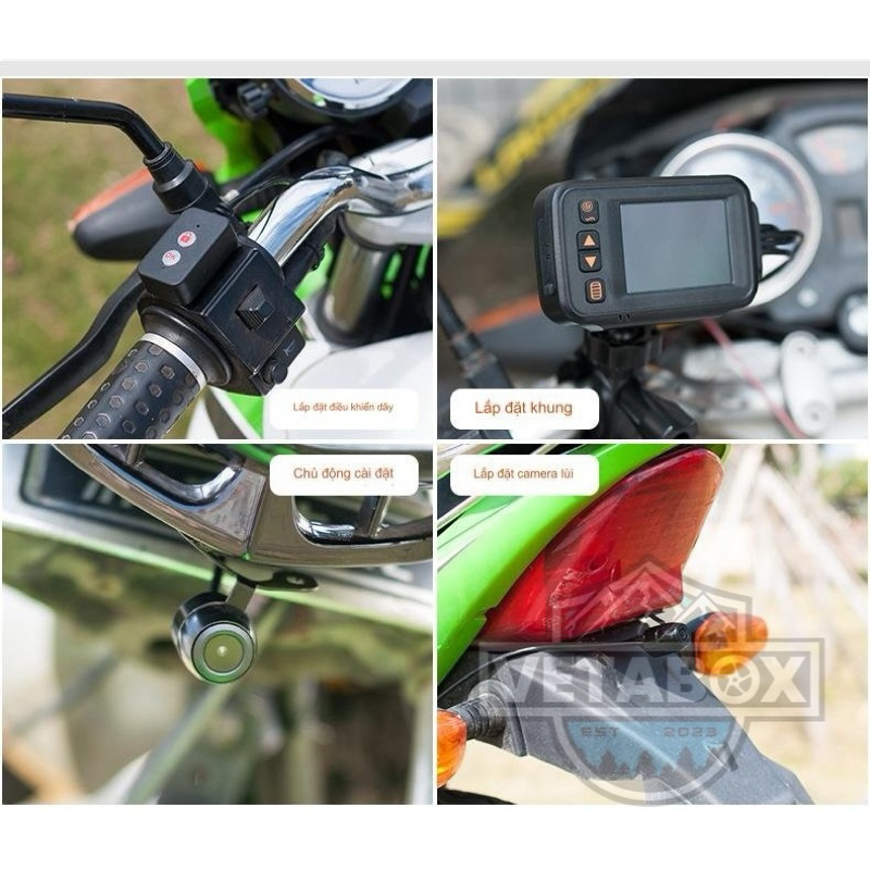 Camera Hành Trình Vetabox bản Basic - 2 camera 720p+480p - BH6T