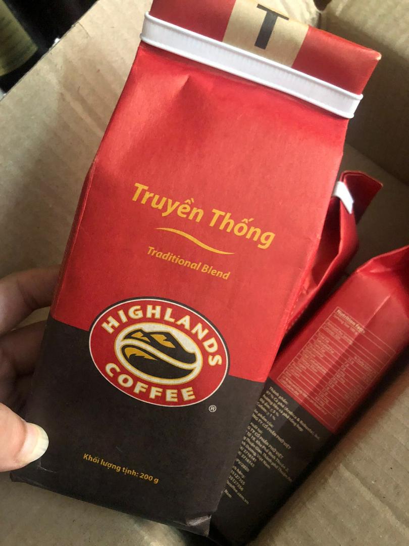 [ Combo 2 ] Cà phê Rang xay Truyền thống Highlands Coffee 200g