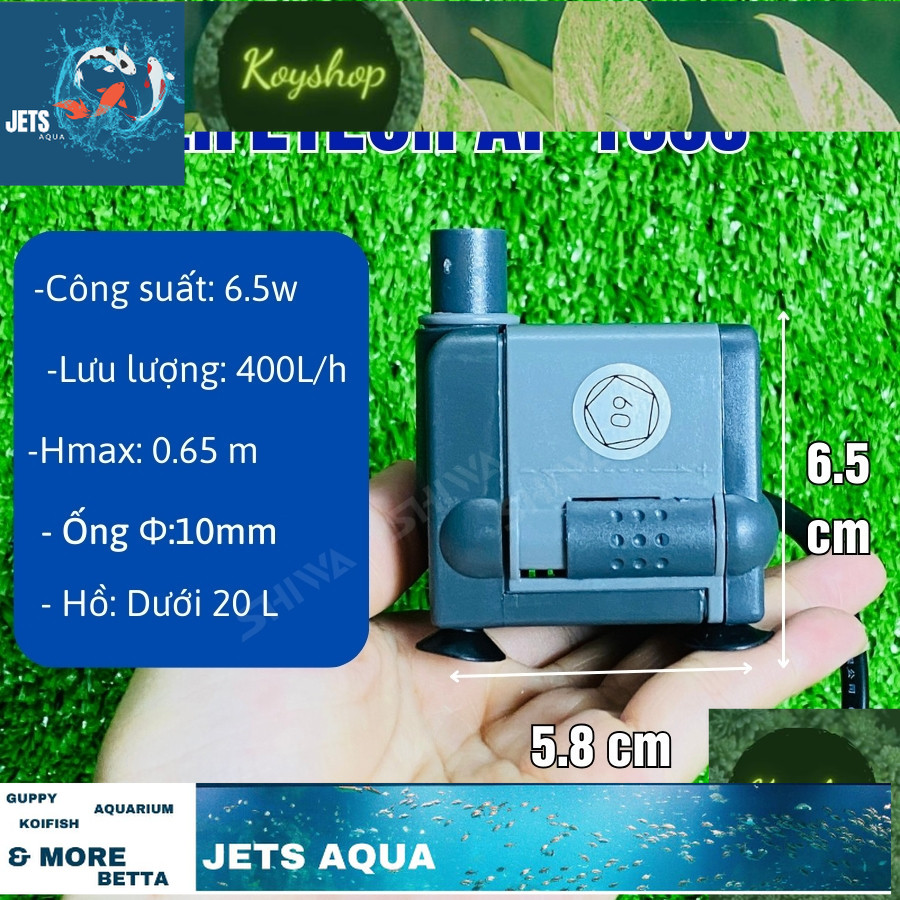 Máy bơm nước hồ cá rs sobo, vipsun, lifletech kk đủ mẫu mini đến lớn - bơm chìm bơm đáy - bảo hành 6 tháng