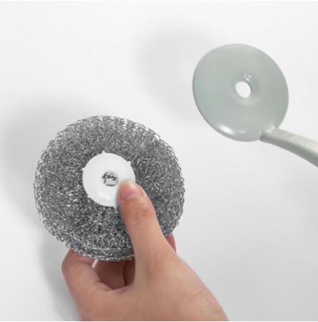 Cây Cọ Xoong Nồi Búi Sắt Có Tay Cầm