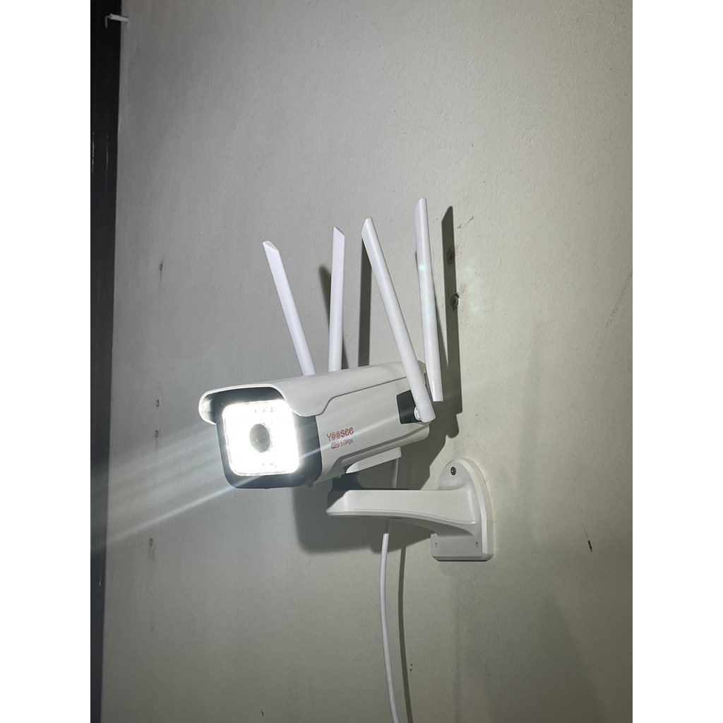 Camera Ngoài Trời Xoay 360 Độ Camera Không Dây , Camera Yoosee , Camera IP Wifi Yoosee 4 Râu xoay 360 độ, độ phân giải FULL HD 5MP 1920x1080p Không Dây