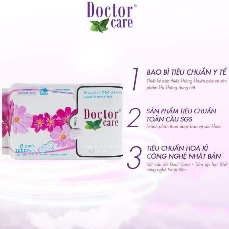 Combo 50 gói ban ngày bvs Doctor care