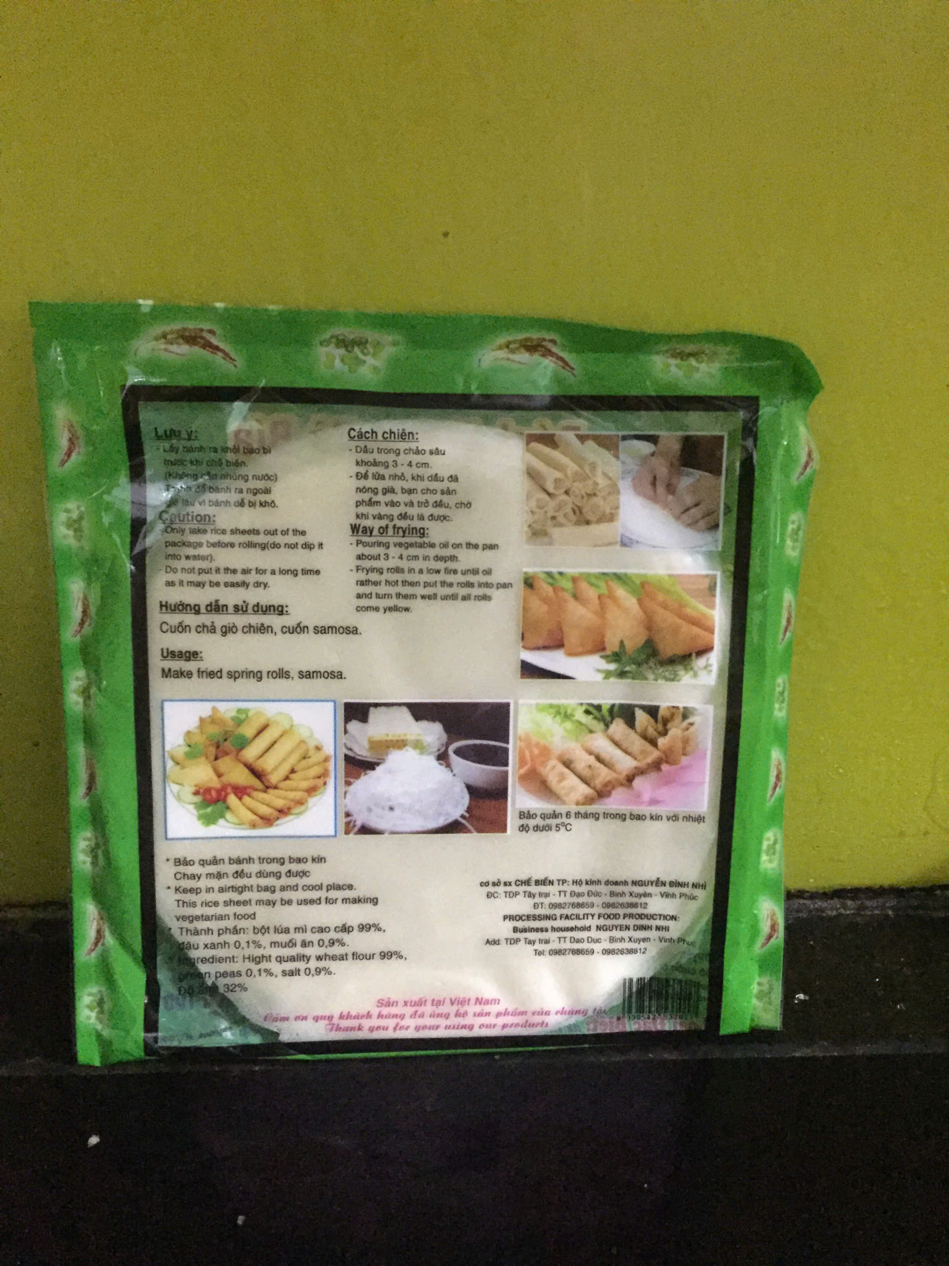 Bánh Tráng Đậu Xanh