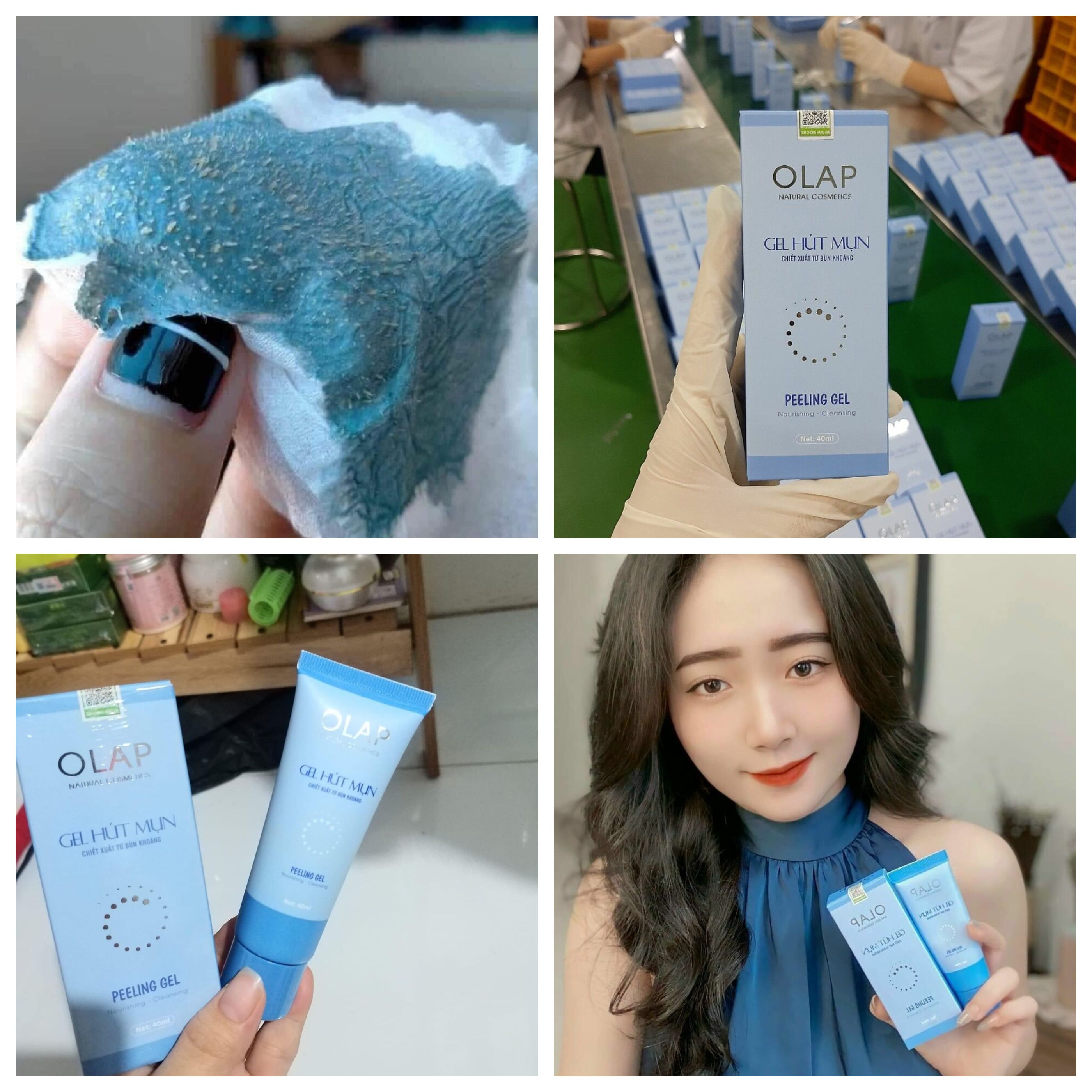 gel lột mụn Olap sạch sẽ hết mụn