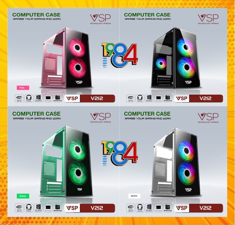 Case VSP Home and Gaming V212 (mATX) lk84
