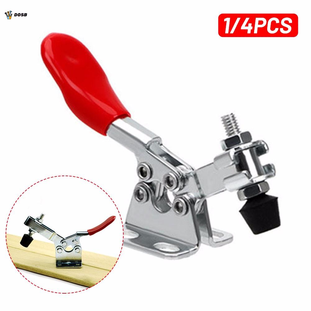 1/4PCS Toggle Clamp Holding Capacity Toggle Clamp GH-201 Quick Horizontal Clip Hand Tools