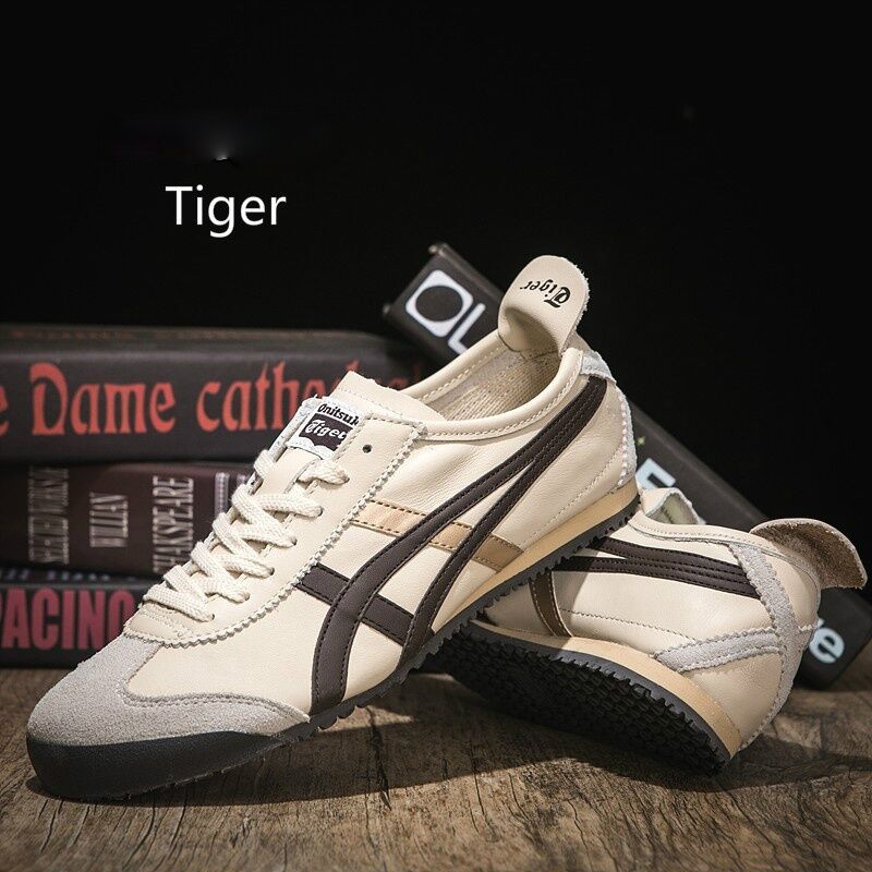2024 Onitsuka Tiger Shoes 66 Sneakers Beige/brown Super Soft - Main Image