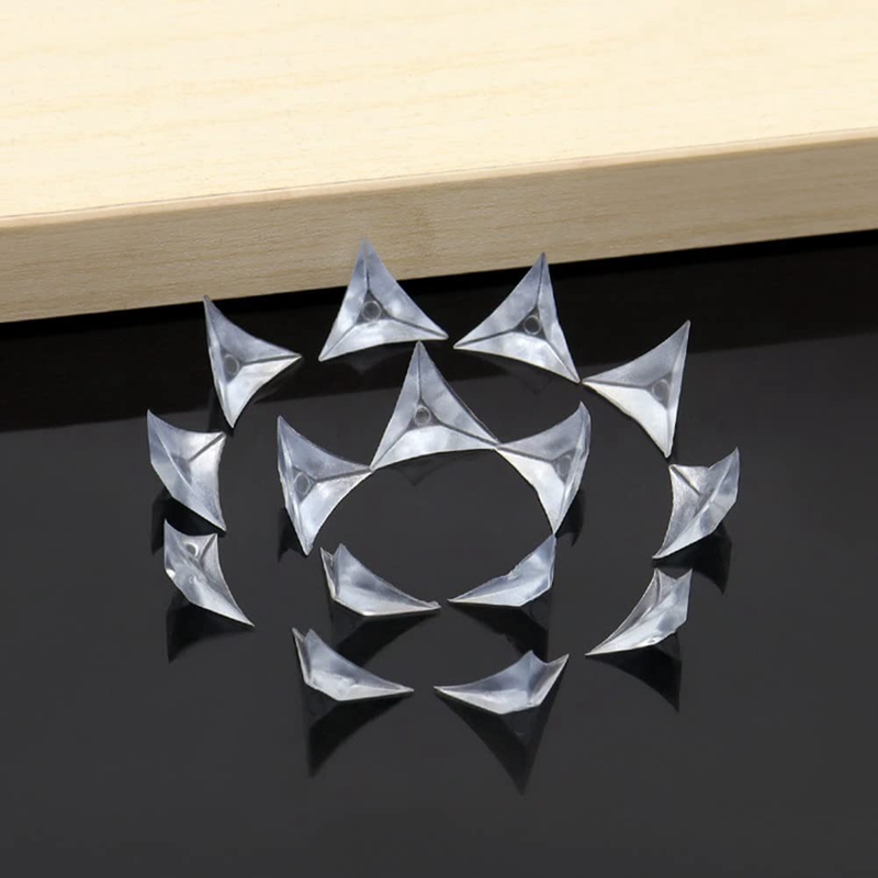 100pcs Soft Pp Clear Dustproof Corner Protector Stair Inside Corner ...