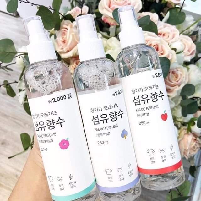 Xịt thơm quần áo quốc dân của Hàn Quốc.