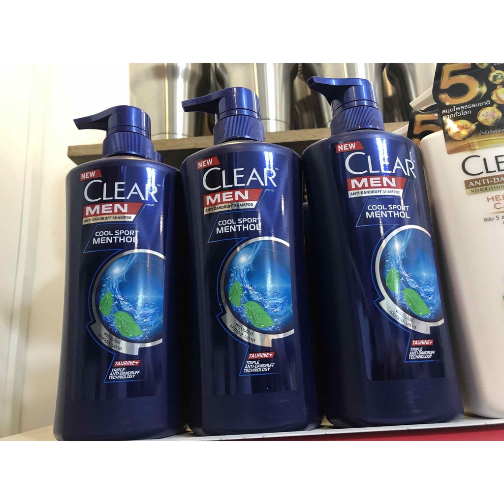 Dầu Gội Đầu Clear Men Thái Lan CHAI 450ML