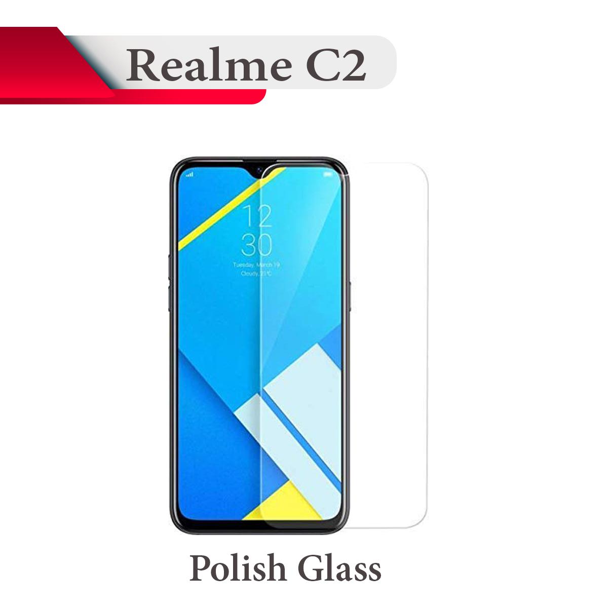 Real me C2 Tempered Glass Screen Protector For Real-me C2