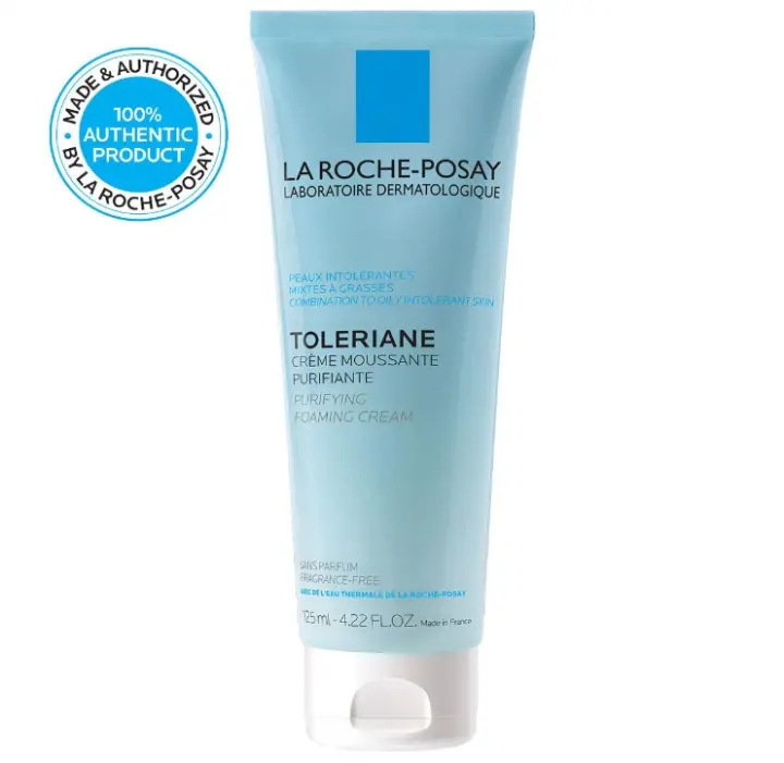toleriane purifying foaming facial wash