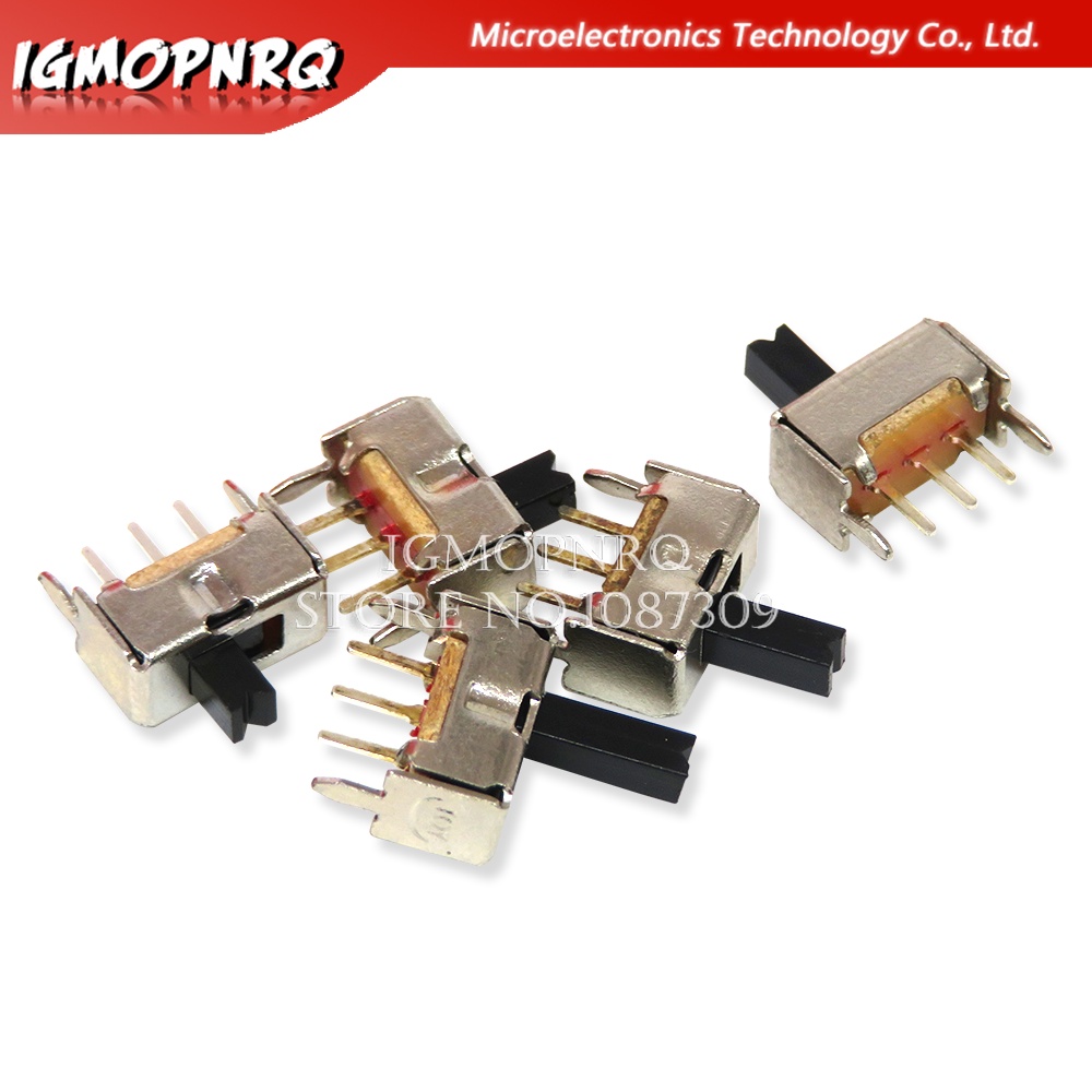 20pcs Toggle switch SS12D07VG3 small toggle switch with bracket 5PIN 2 file handle SS12D07VG2 SS12D07VG4 SS12D07VG5 SS12D07VG6 integrated circuit