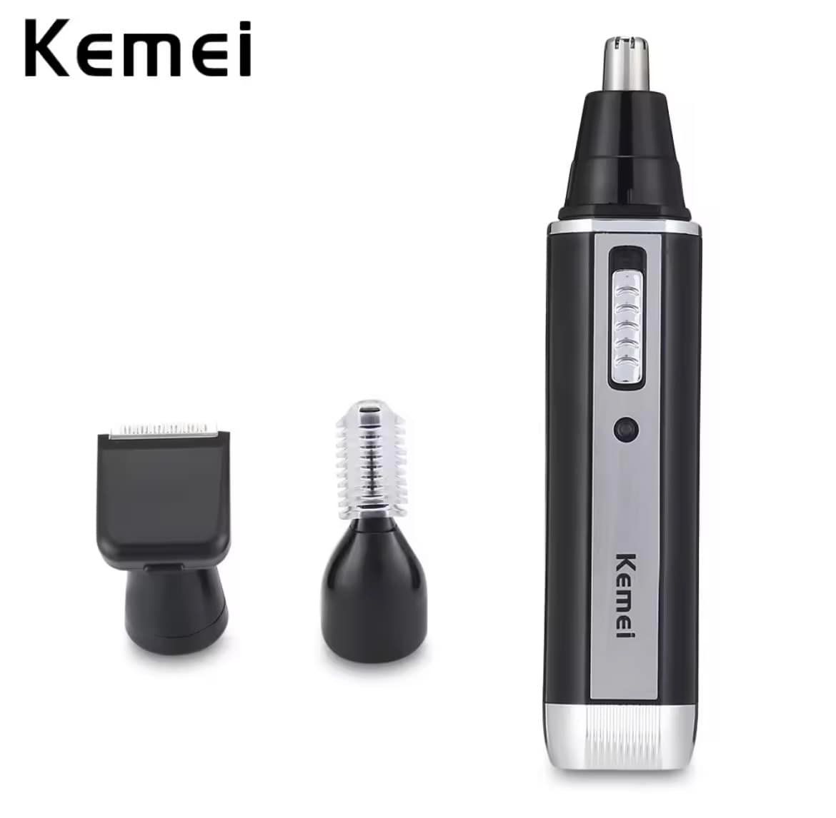 Kemei 3 in 1 Rechargeable Men/Ladies Electric Nose Ear Hair Trimmer Trimming Eyebrows Shaver (KM-6631). 