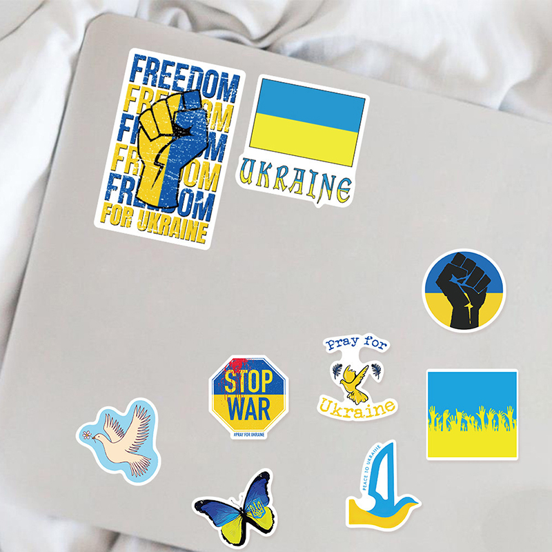 50Pcs%20Blue%20Yellow%20Ukraine%20Stickers%20Ukraine%20National%20Flag%20Stickers%20Suitcase%20Luggage%20Laptop%20Skateboard%20Kids%20Stickers%20Gift%20Toy%20-%20Image%202