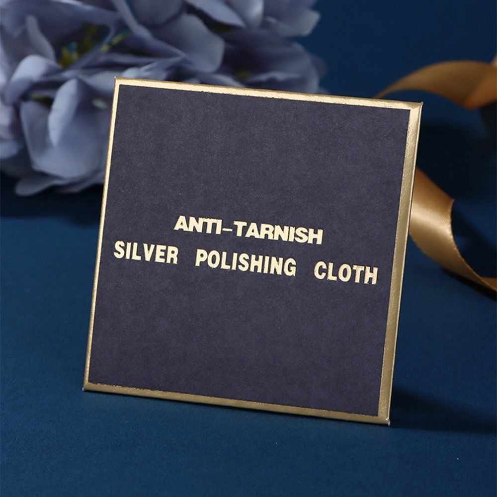 Anti-Tarnish Silver Cloth - Navy