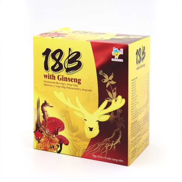 Viên uống Bổ Sung Vitamin 18B With Ginseng thumbnail