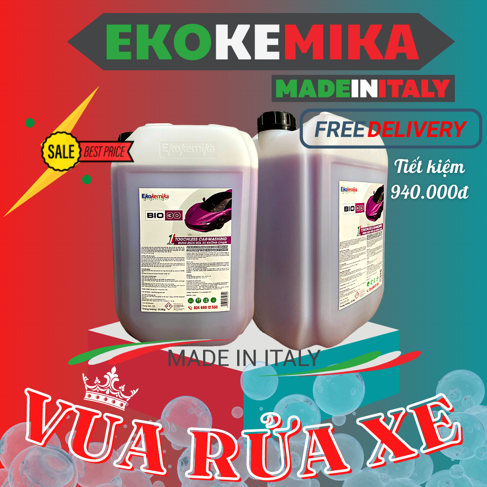 Nước Rửa Xe Không Chạm Siêu Sạch Ekokemika Bio 30