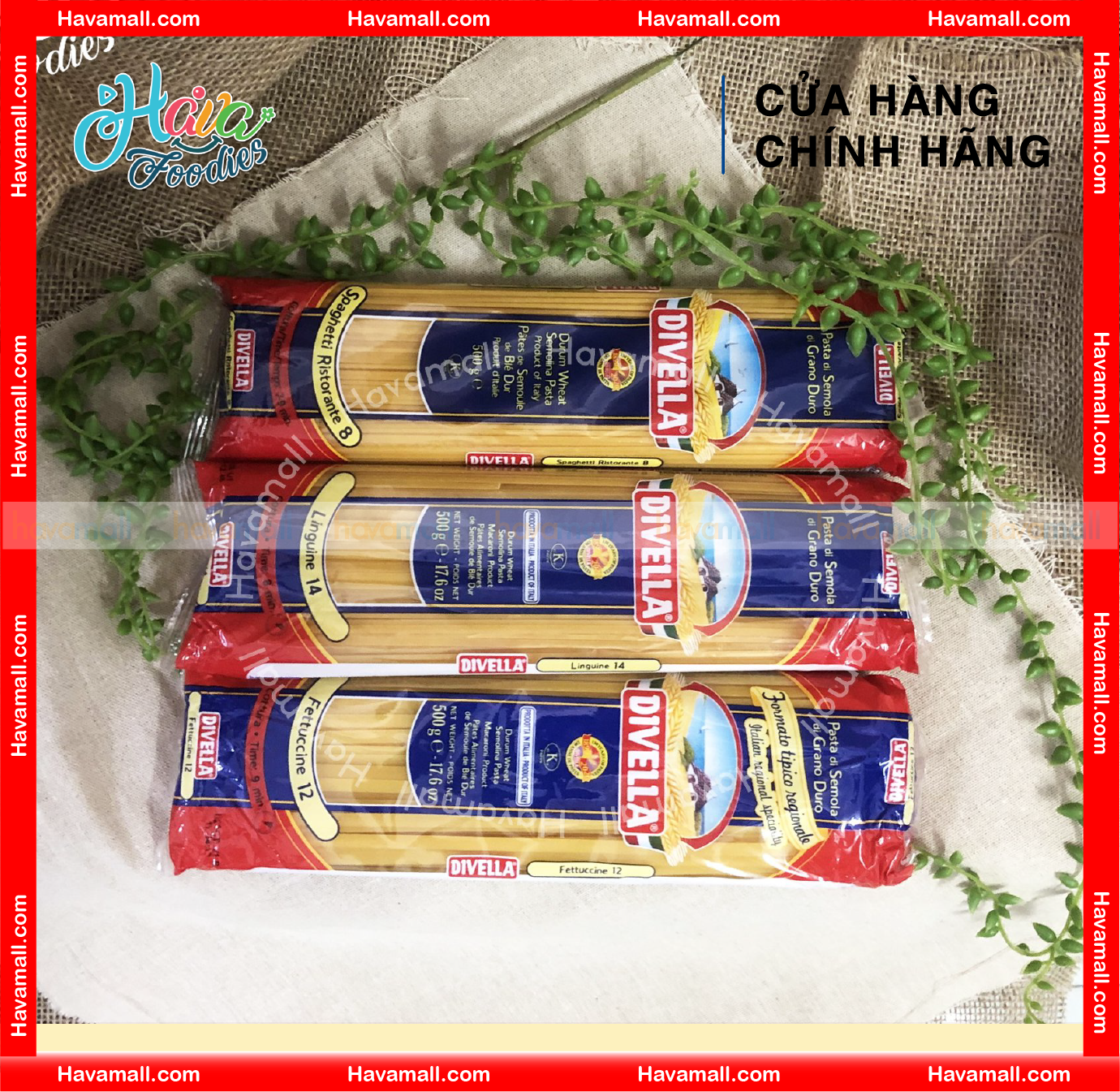[HÀNG CÔNG TY NHẬP KHẨU] Mì Sợi Dẹt Divella Linguine Số 14