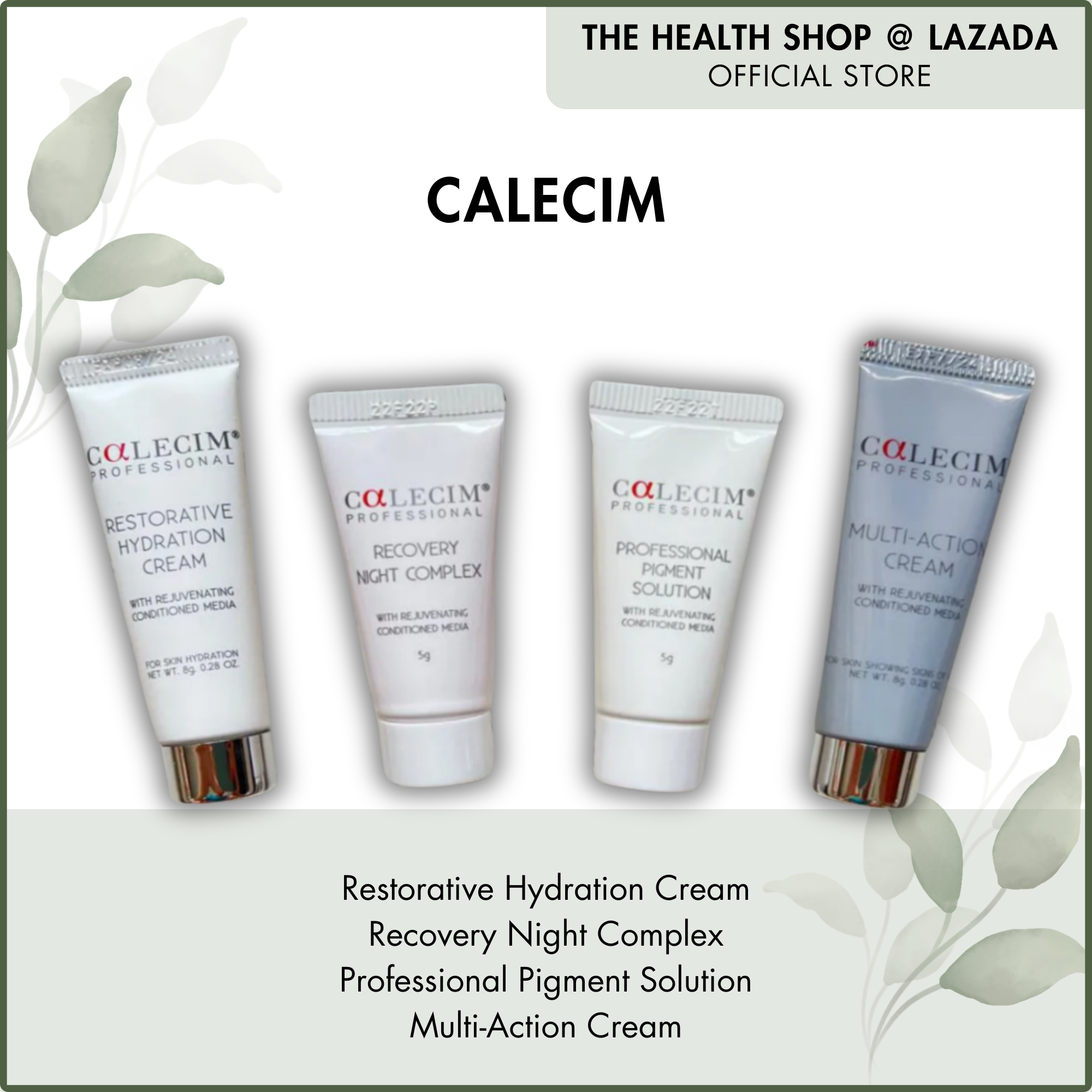 Calecim Multi Action 8g / Hydration Cream 5g ( Mini Size) | Lazada 