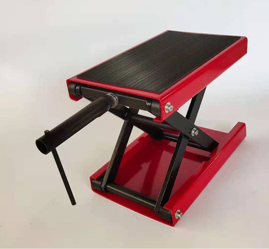 Motorcycle Lift Platform Wide Deck Floor Jack Car Jack Scissor Lift