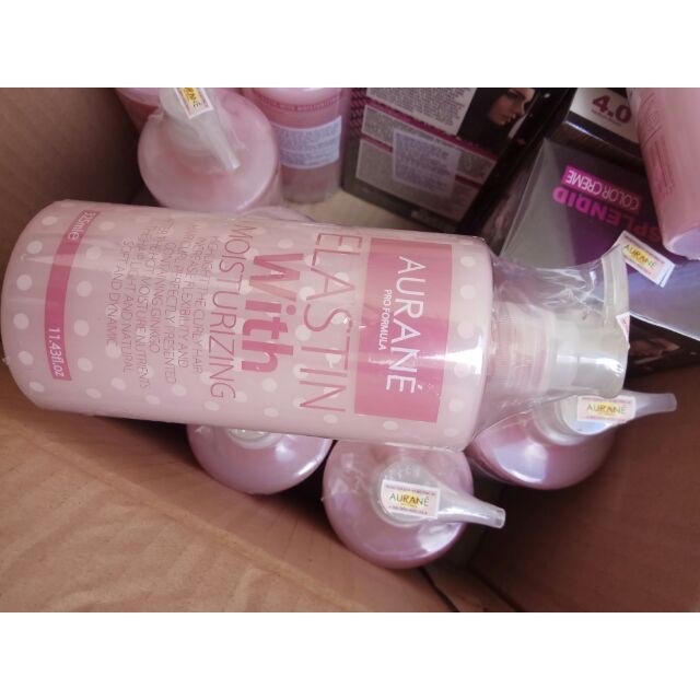 Gel dưỡng tạo kiểu tóc xoăn Aurane Elastin with Moisturizing 325ml