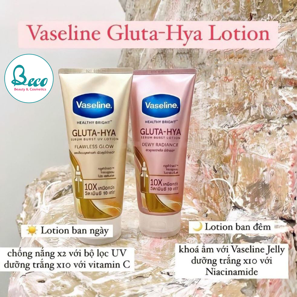 Sữa Dưỡng Thể Vaseline Healthy Bright Gluta HYA 10X