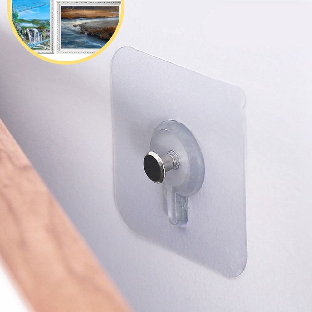 Yyour 10 cái đinh vít treo tường bằng nhựa đinh xuyên thấu không viền móc treo tường dán có thể tháo rời gắn tường không dấu vết dán nhà bếp