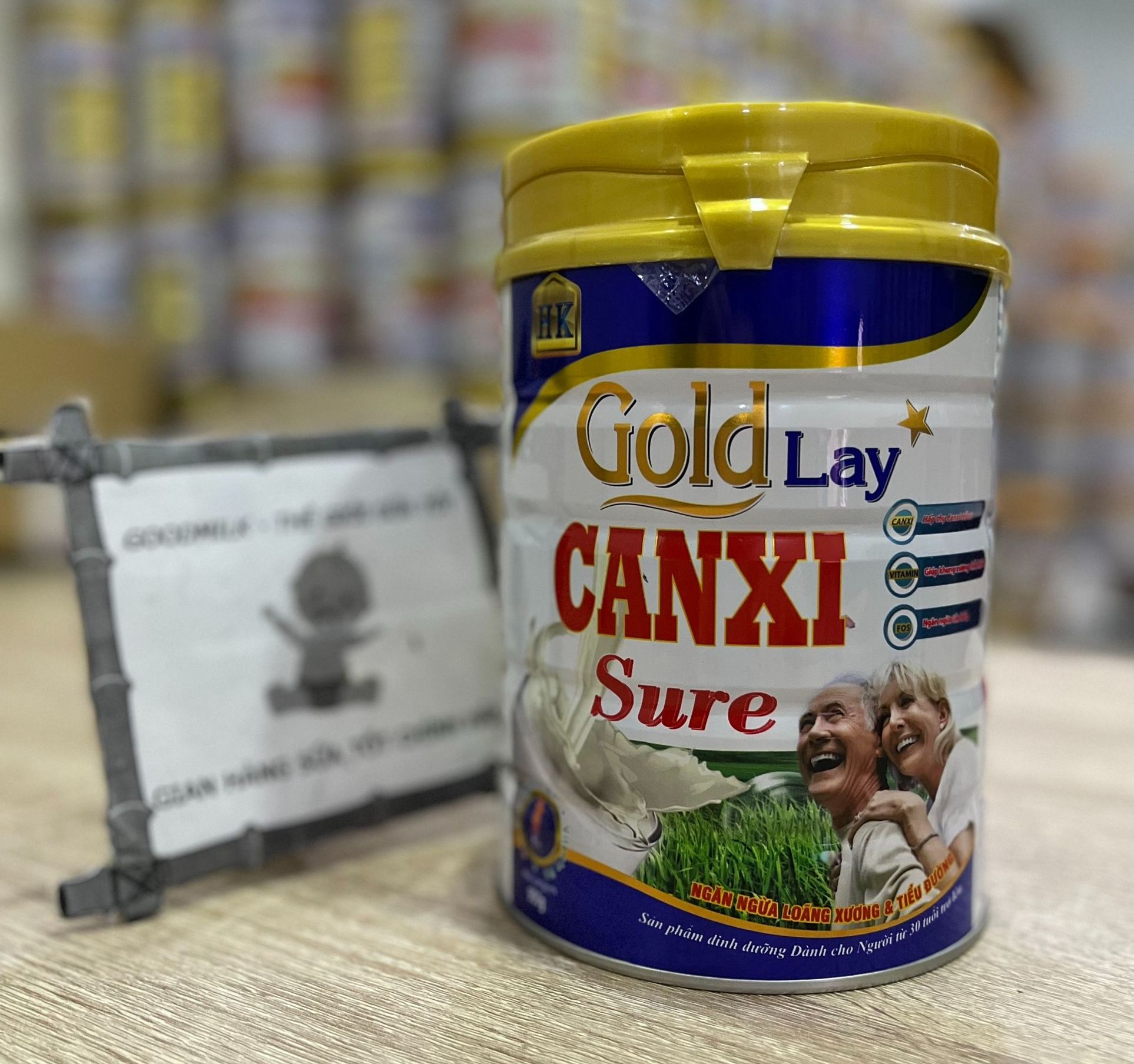 [DATE MỚI] - Sữa Canxi Goldlay ngừa loãng xương và tiểu đường lon 900g - Bổ sung canxi cho người từ 30 tuổi trở lên