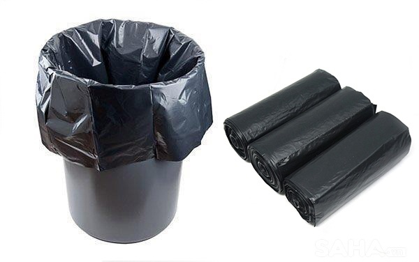 Combo 3 cuộn túi rác đại màu đen tự phân hủy