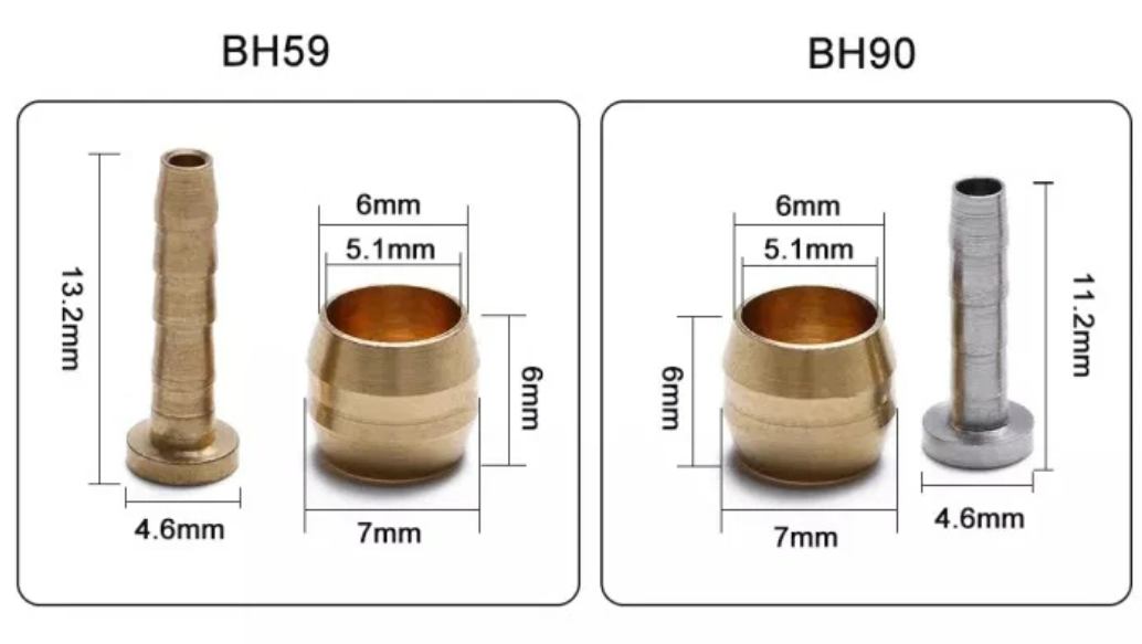 KIM VÀ NÚT DẦU PHANH XE ĐẠP BH59 / BH90