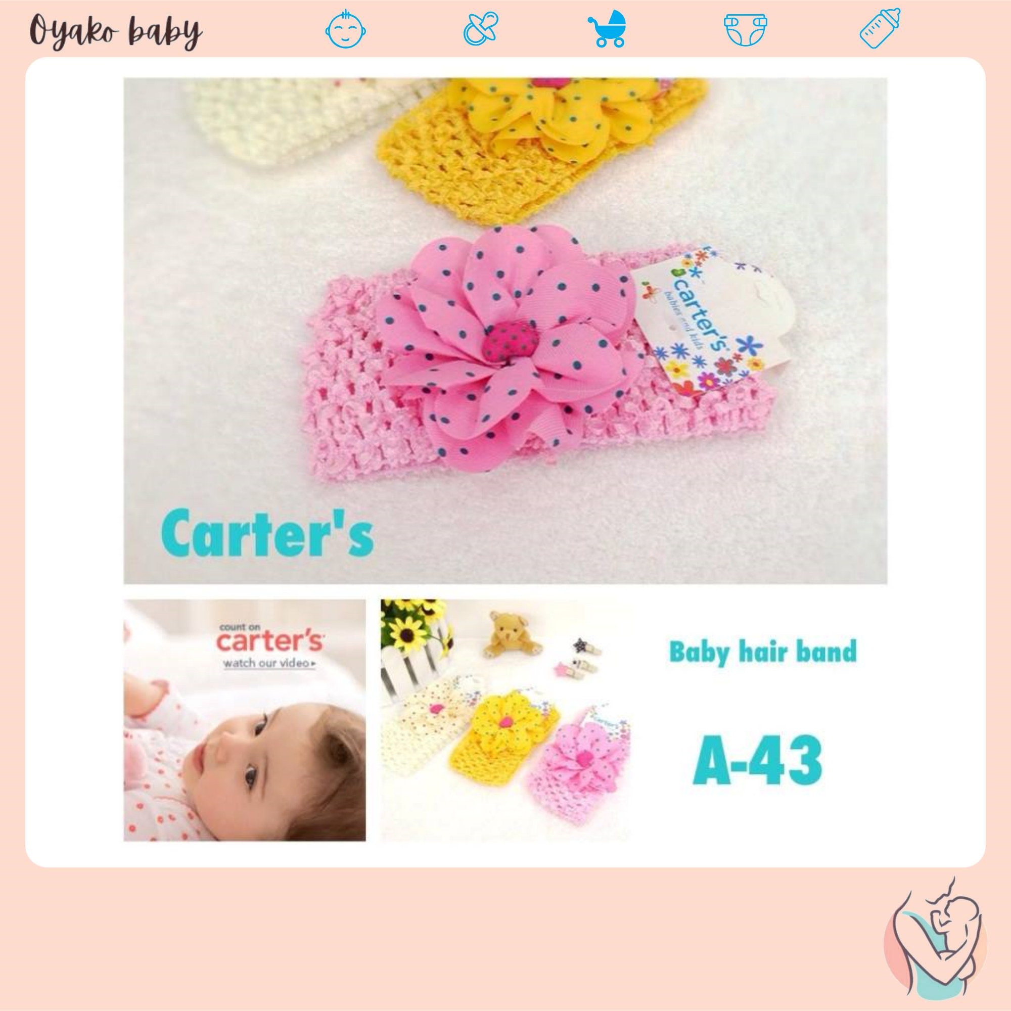 Cute Carter's Headband for Baby and Toddler Turban Lazada PH