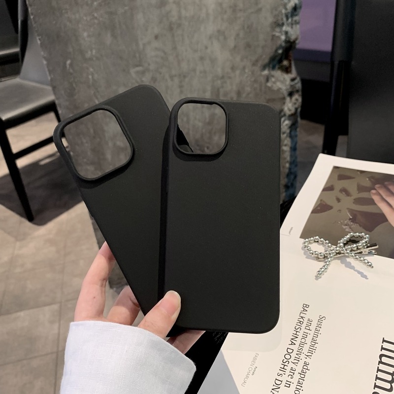 HOCE%20Luxury%20Ultra%20Thin%20Matte%20Silicone%20Soft%20Phone%20Case%20For%20iPhone%2016%2015%2014%2013%2012%2011%20Pro%20Max%2014%2015%2016%20Plus%20Cases%20Solid%20Black%20Color%20Shockproof%20Back%20Cover%20-%20Image%207