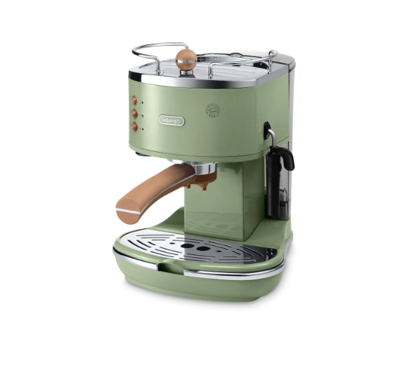 Máy Pha Cà Phê Espresso DeLonghi ECOV311 – 15 bar áp suất cao, bọt sữa béo mịn – Phong cách Retro Ý