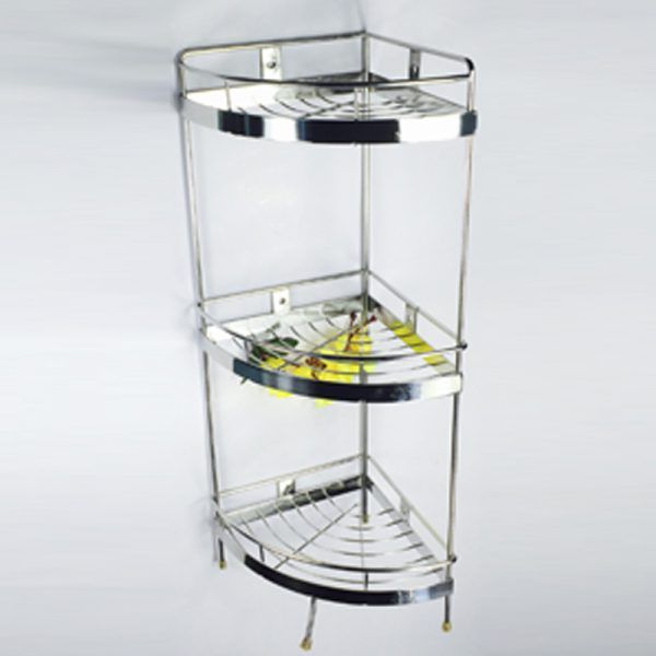 Kệ Inox Góc 3 Tầng Siêu Bền