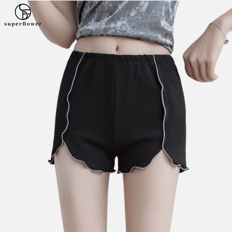 Pantaloncini sportivi da jogging per donna, elastici, di grandi dimensioni, sottili e casual_voghion.com