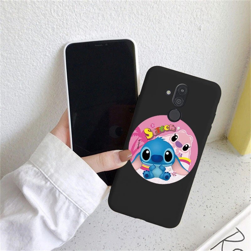 Fashions High Quality for Huawei Mate 20 Lite Phone Case Mickey Minnie Mouse Daisy Donald Duck Stitch Cute Funny Cartoon Silicone Soft TPU Back Cover.