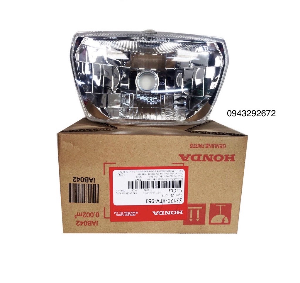 Pha đèn dream 100 việt honda