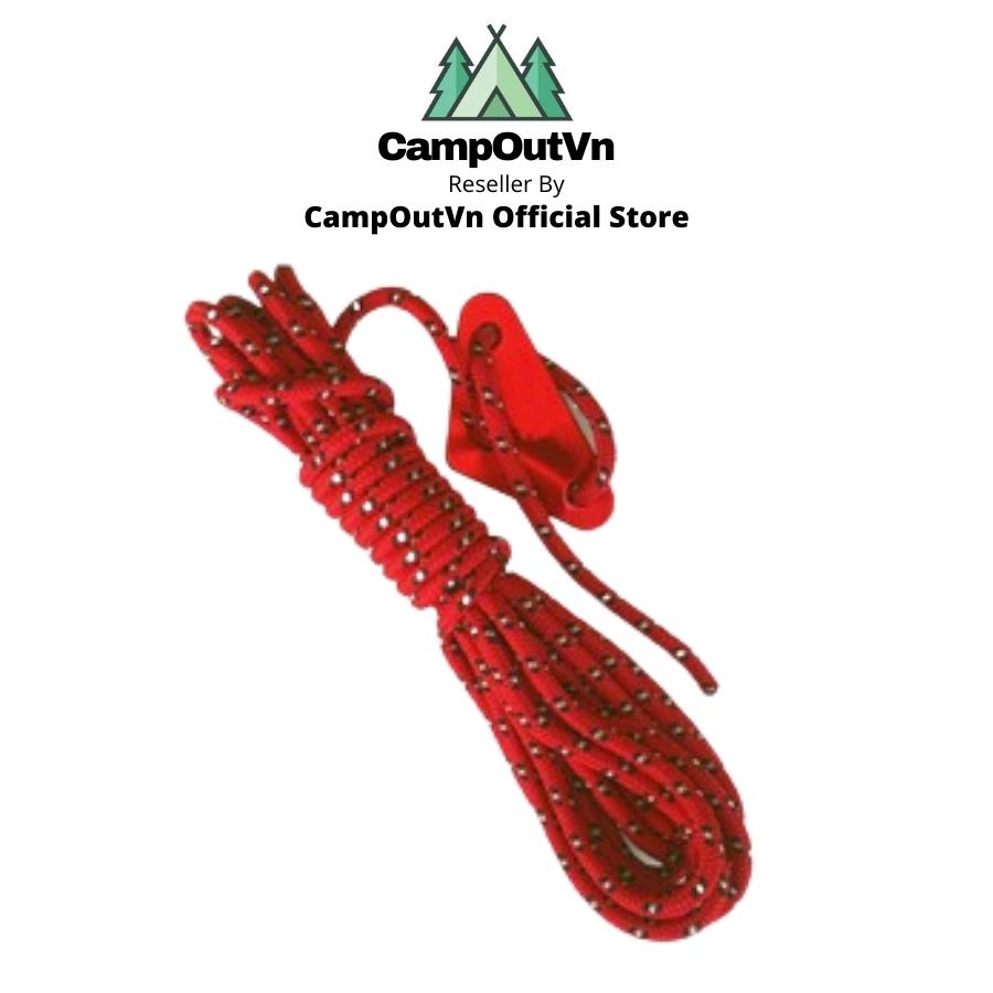 Đồ cắm trại dây buộc lều cắm trại du lịch dã ngoại khoá nhôm xịn bền chặt campout A131