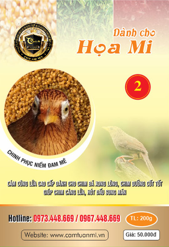 Cám Họa Mi số 2 Tuấn Mi ( gói 200g)