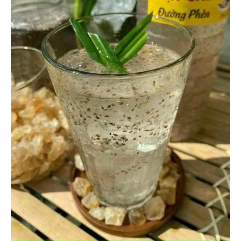 SET Mủ TRÔM HẠT CHIA LÁ DỨA