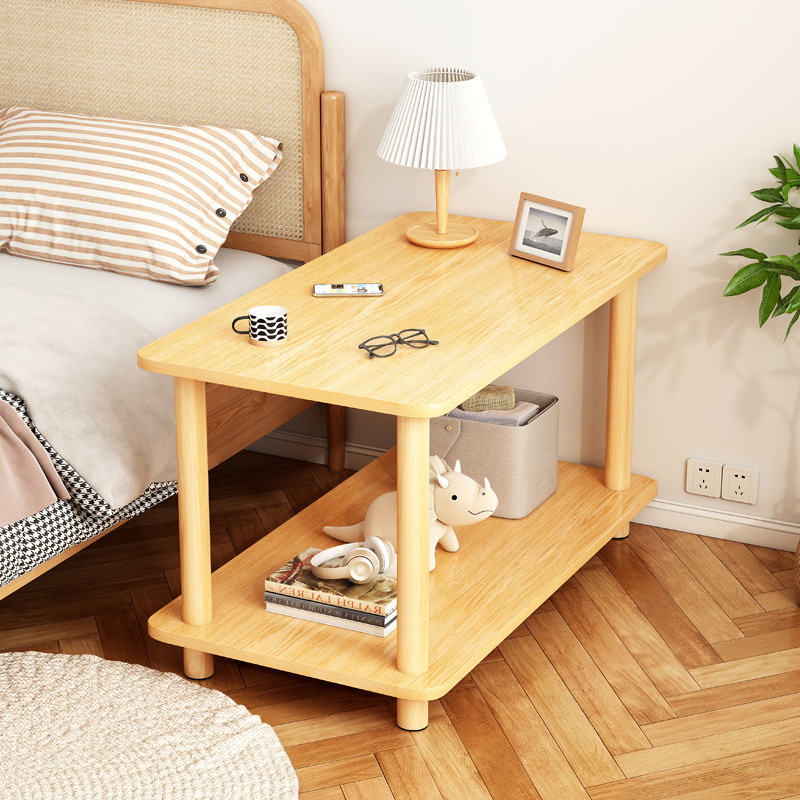Small table, coffee table, living room, small apartment, bedside shelf, bedroom, simple bedside table, balcony, mini side table