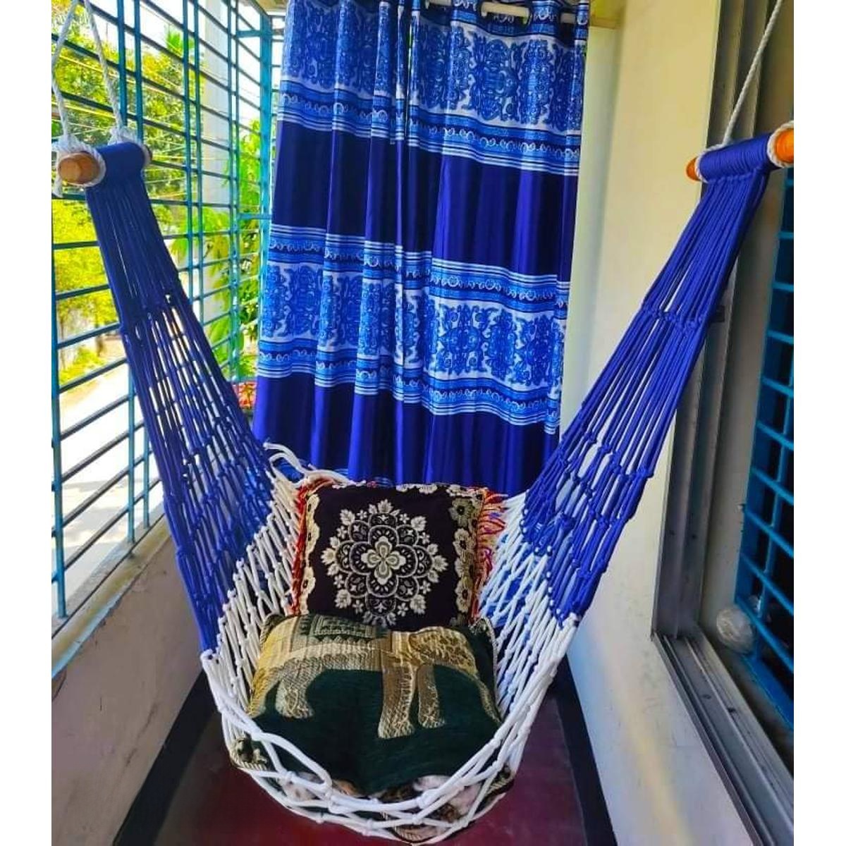 Hand Made Dulna Adult Rope bed Hanging Dulna Use For All People Large Swing Rope bed Rattan Dulna