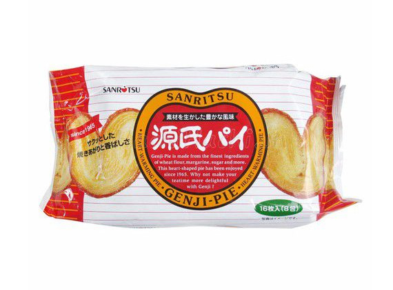 Sanritsu Genji palmier heart-shaped dried bread 183gr package