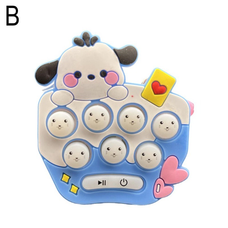 Sanrio Móc Khóa Trò Chơi Điện Tử mini whack-a-mole melody pop it