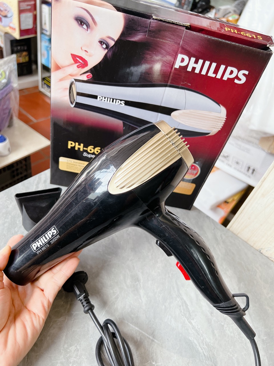 máy sấy tóc 3000w philip