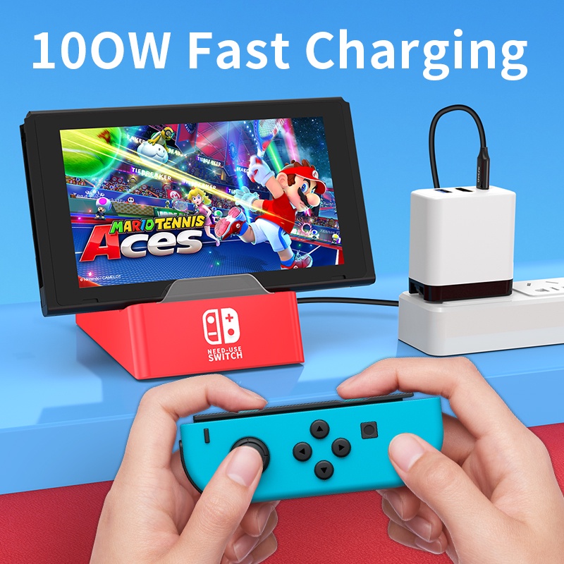 Chuyển đổi Dock TV Dock cho bộ chuyển đổi Nintendo & chuyển đổi OLED/Lite xách tay trạm nối USB C để 4K HDMI USB 3.0 HUB PD 100W cho MacBook Pro